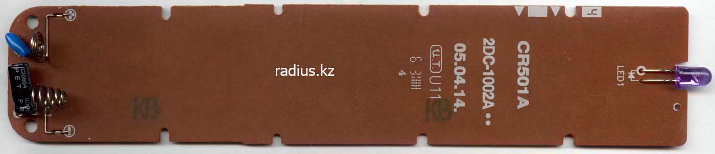 Daewoo DVD Video CR-501 плата ПДУ, ремонт, замена на аналог