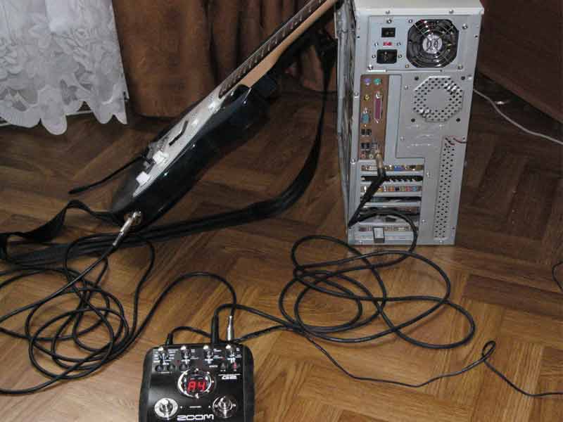 Подключение электрогитары к компьютеру