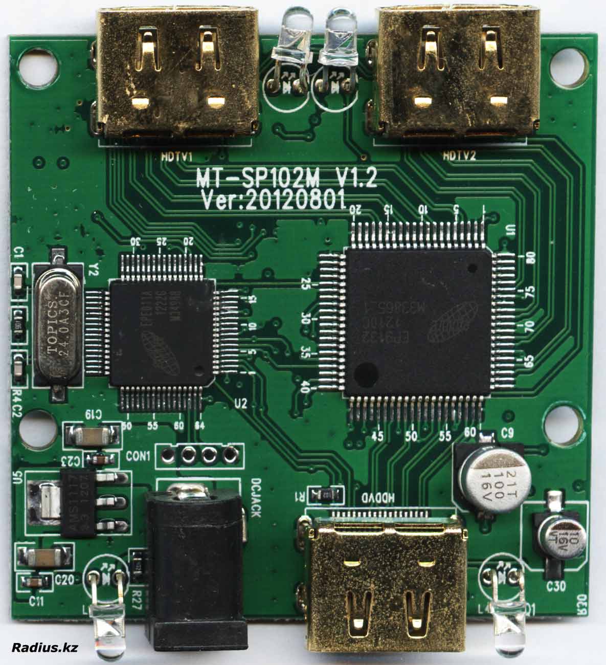 MT-SP102M V1.2 плата электроники MT-VIKI сплиттера