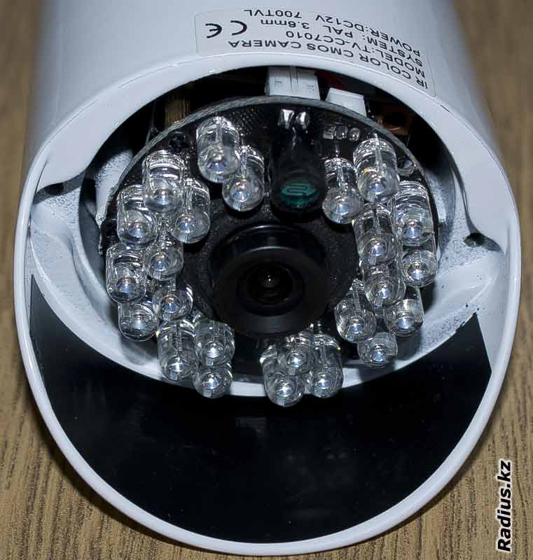 TV-CC7010 разборка камеры наблюдения