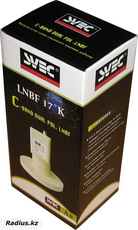 Конвертер прямофокусный SVEC A8 17K LNBF
