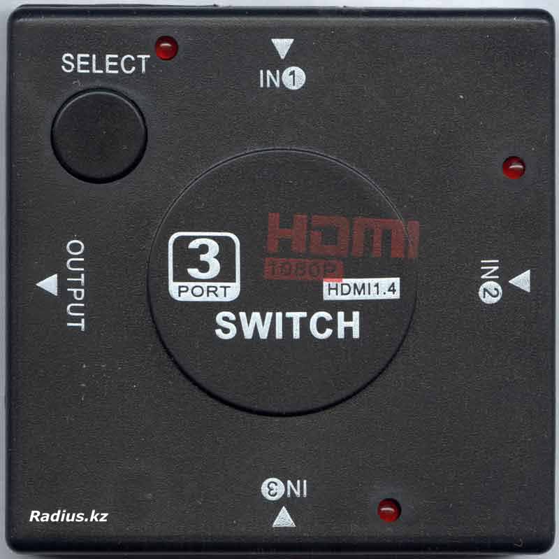 L450 HDMI SWICH свитч FullHD, 3D, три порта