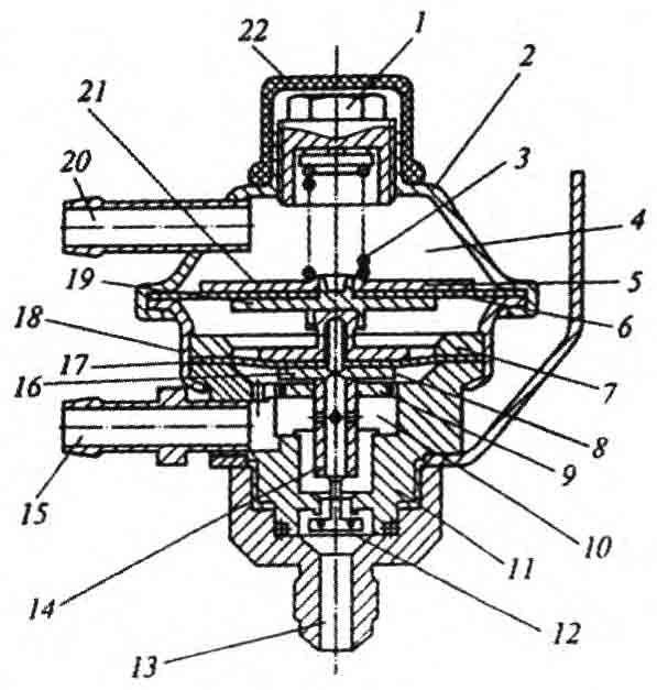 Редуктор дифференциальный - автомобильный двигатель на газе