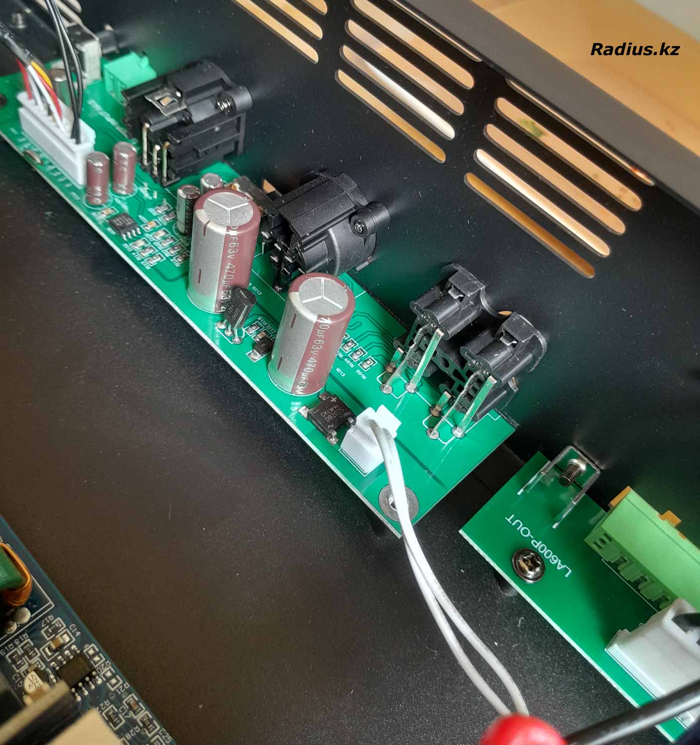 DSPPA MA6200U аплата выходных разъемов, схемы