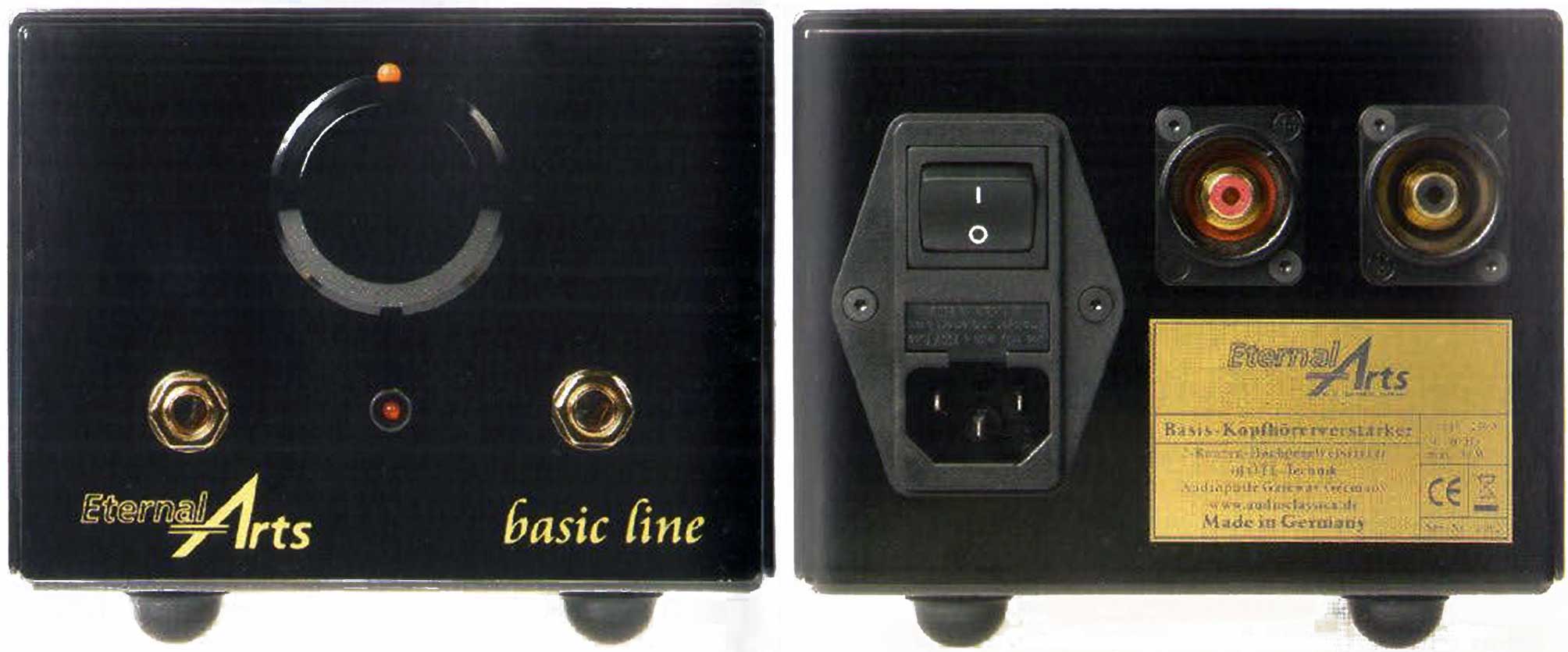 Cinch-Eingänge. Zeitgleich legt Eternal Arts auch eine Profi -Variante auf - dann mit XLR-Inputs