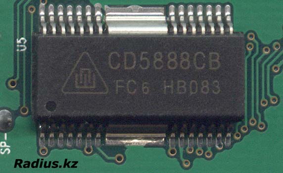 CD5888CB драйвер двигателей для CD и DVD SEMICO