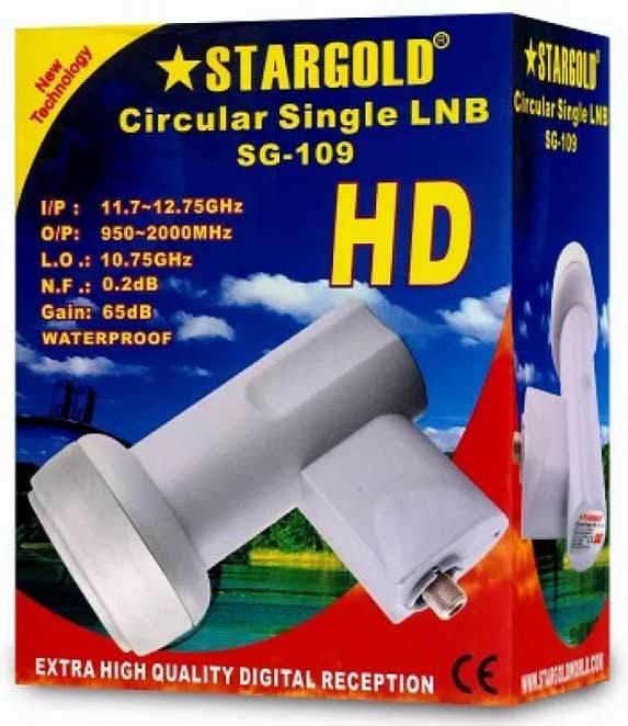 полное описание головки Stargold SG-109 конвертер LNB
