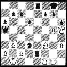 Сеанс одновременной игры Гуфельд интересная комбинация шахмат