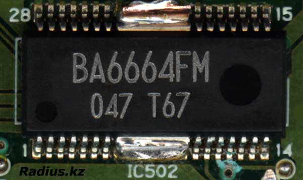 BA6664FM производства Rohm драйвер двигателя