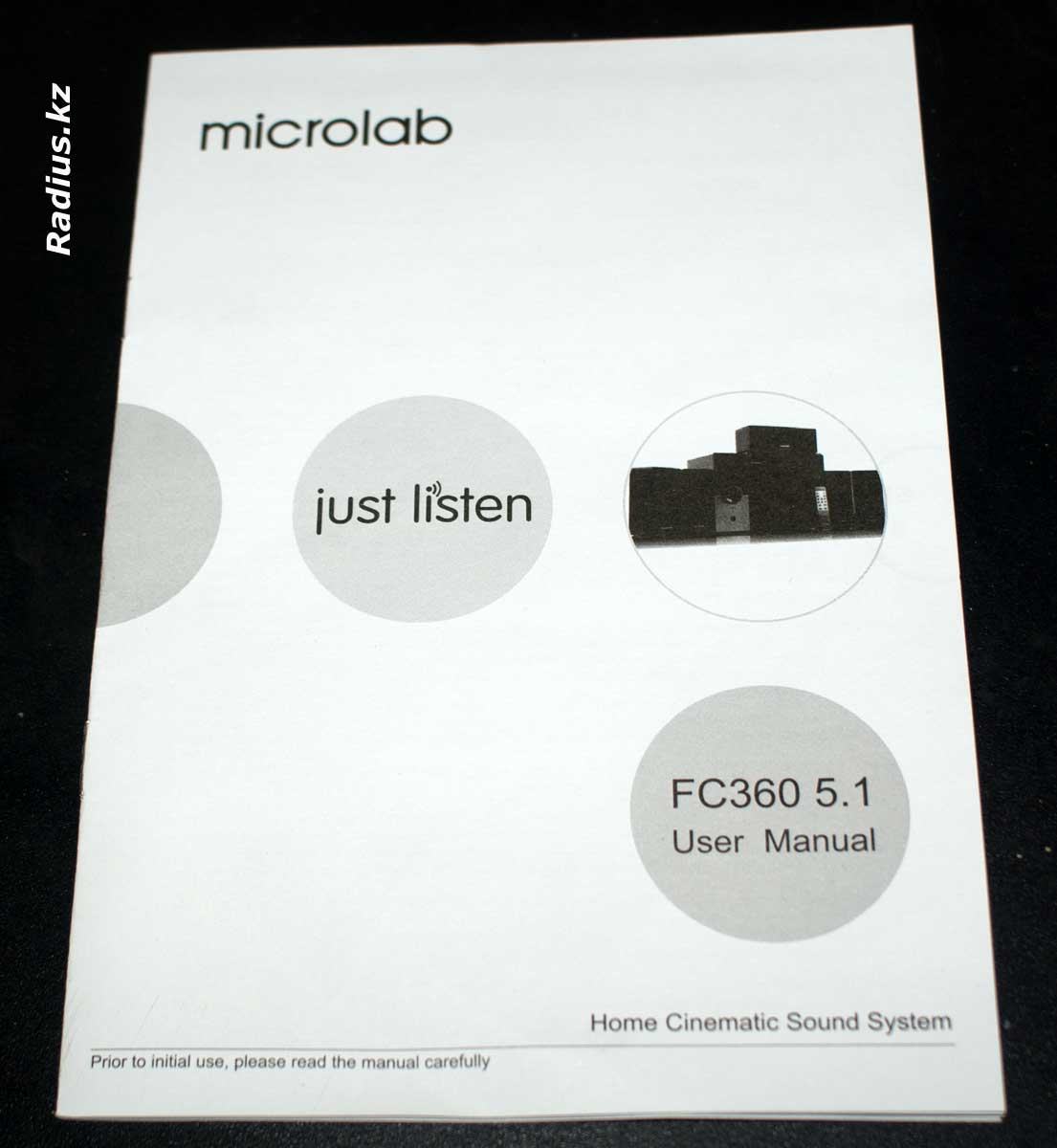 руководство по эксплуатации Microlab FC360 акустическая система 5.1