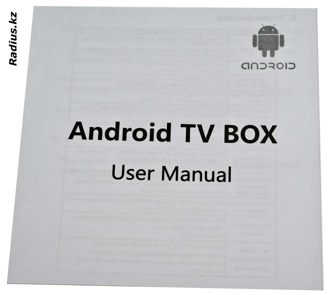 TX3 mini-A руководство по эксплуатации, инструкция Android TV BOX