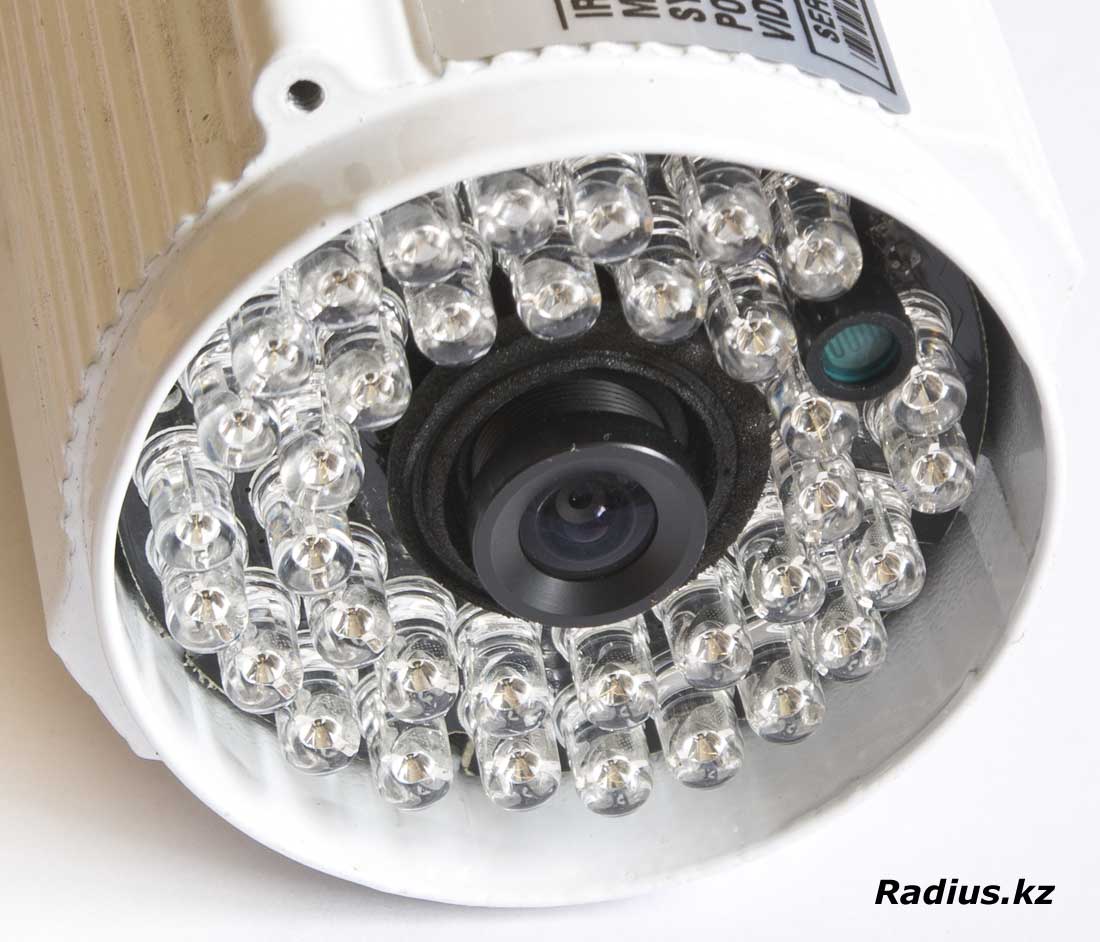 HQC-684 камера видеонаблюдения ИК-подсветка и фоторезистор