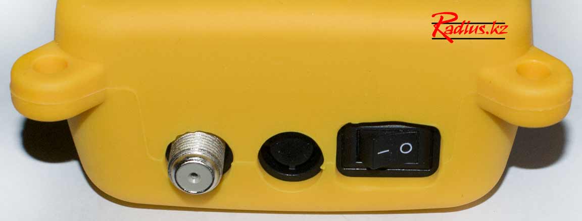 Satlink WS-6933 F-разъем и кнопка Power в сатфайндере