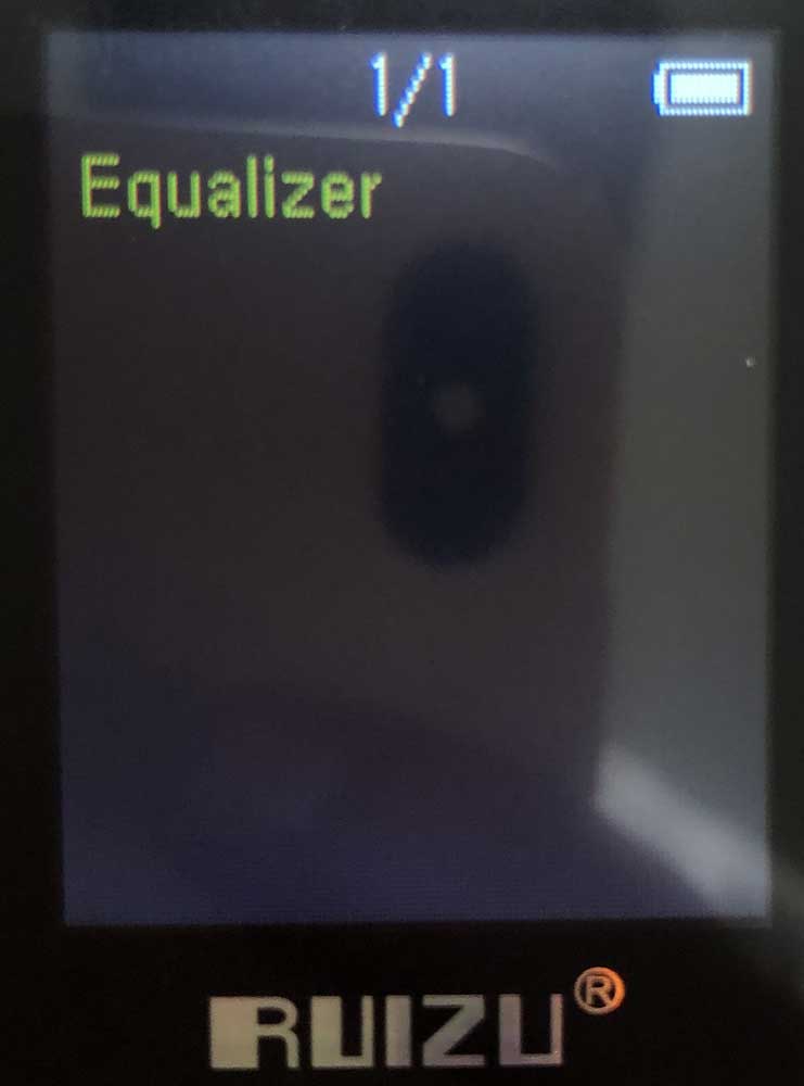 Ruizu X02 какая пользо от эквалайзера в цифровом плеере