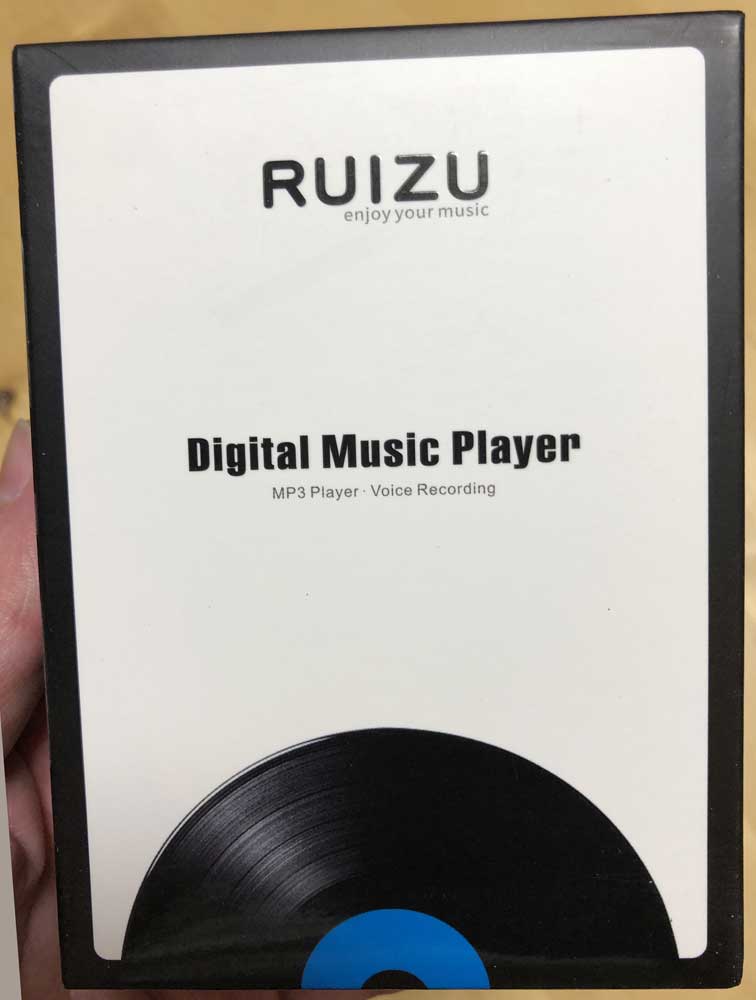 Ruizu X02 цифровой музыкальный аудиоплеер, описание