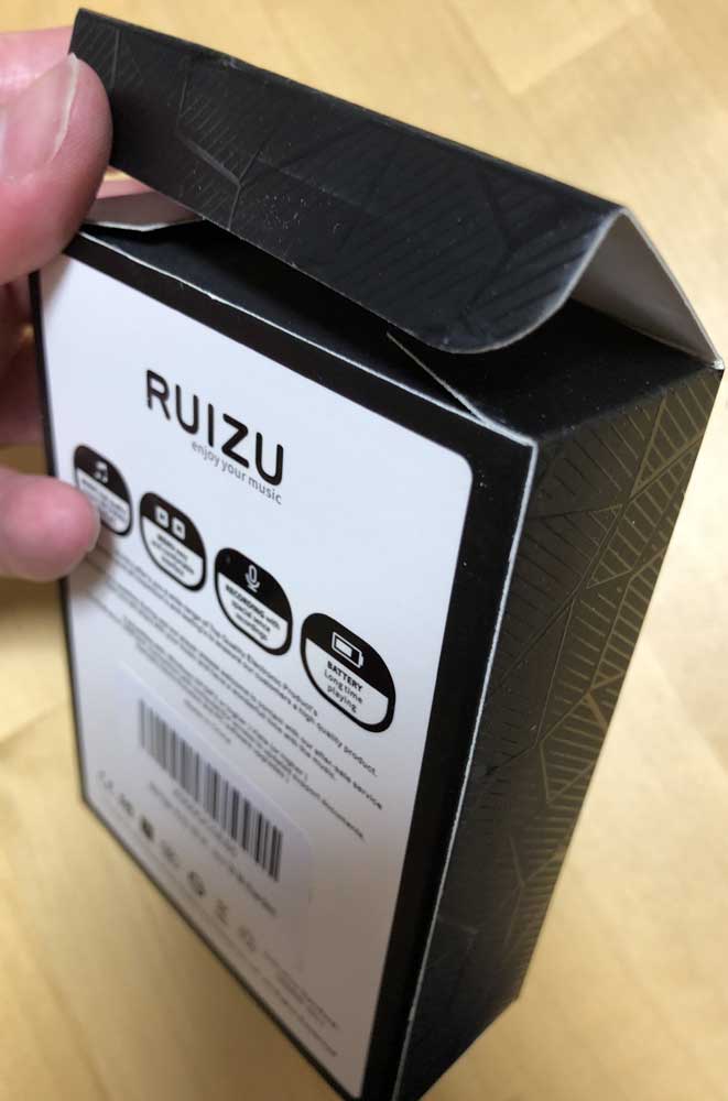 Ruizu X02 упаковка и все возможности плеера