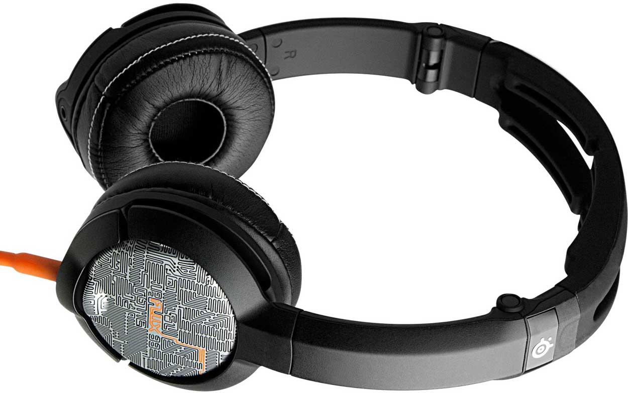 Гарнитура SteelSeries Flux - наушники и микрофон, хорошее качество и звучание отличное