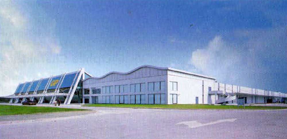 Das moderne Produktionsgebäude in Hongkong - HiFi-Company KEF, England