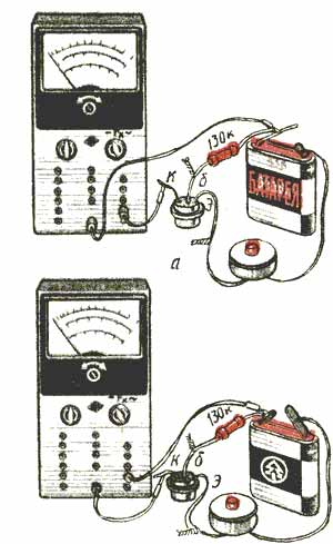 измерения коэффициента передачи тока транзистора