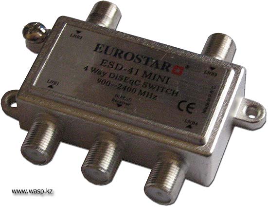 ESD-41 mini переключатель DiSEqC 4х1 Eurostar