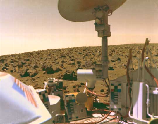 Равнина Утопия снимки Марса с Викингов, История освоения космоса