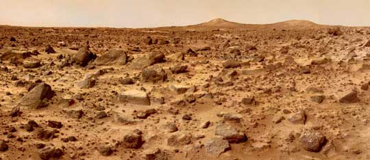 Фотографии Марса, двойные пики аппарат Pathfinder