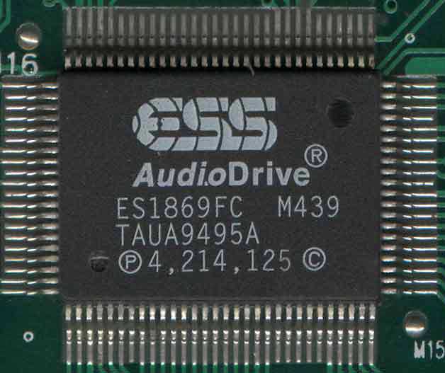 ESS Audio Drive ES1869FC звуковые карты как они устроены?