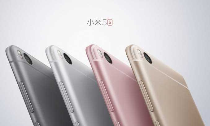 Xiaomi - новые смартфоны Mi5s и Mi5s Plus