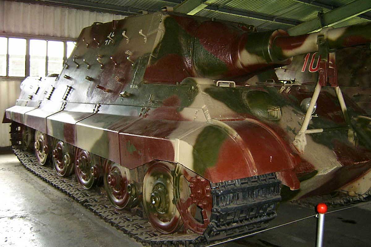 Сколько и где сохранилось САУ Ягдтигр Jagdtiger Panzerjäger Tiger Ausf. B