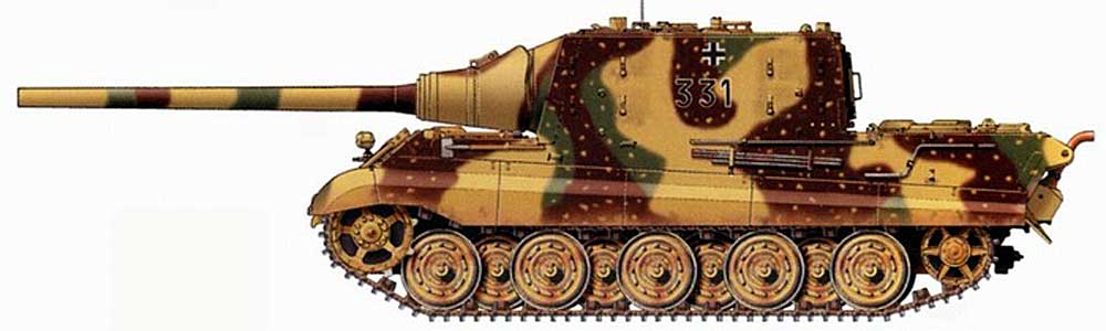 Истребитель танков Ягдтигр создан на базе танка PzKpfw VI Ausf В Королевский Тигр