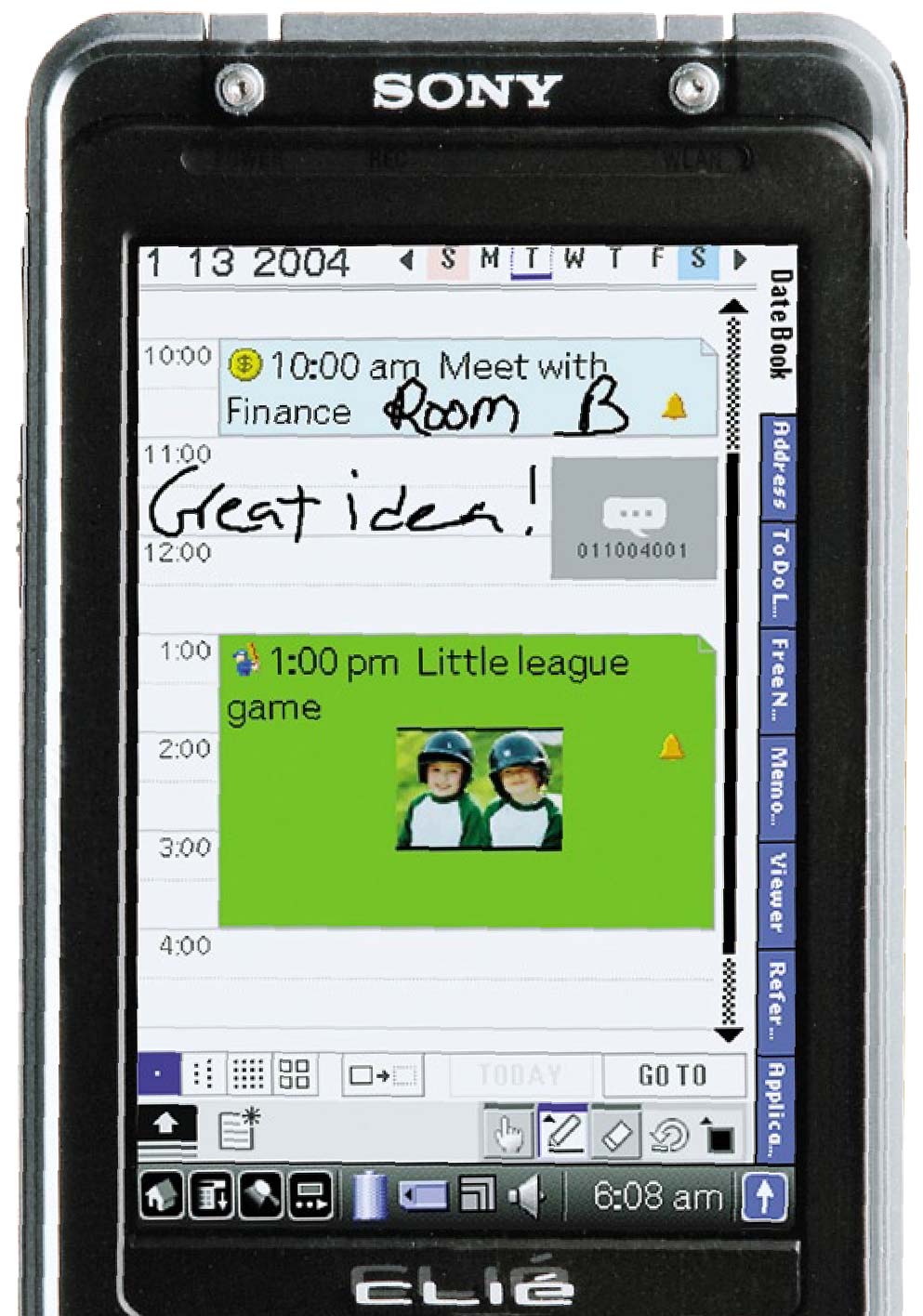 Sony Clie - PEG-TH55 рукописный PIM это PDA 2004 года, каков он?