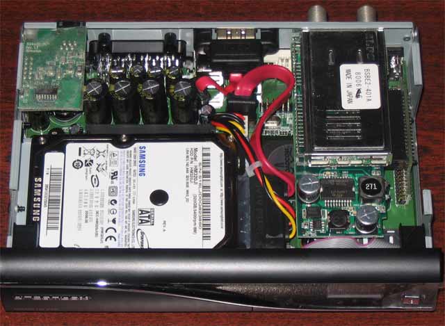 Dreambox 800 как установить жесткий диск в ресивер