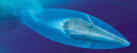 Как движется ракета-торпеда Шквал под водой