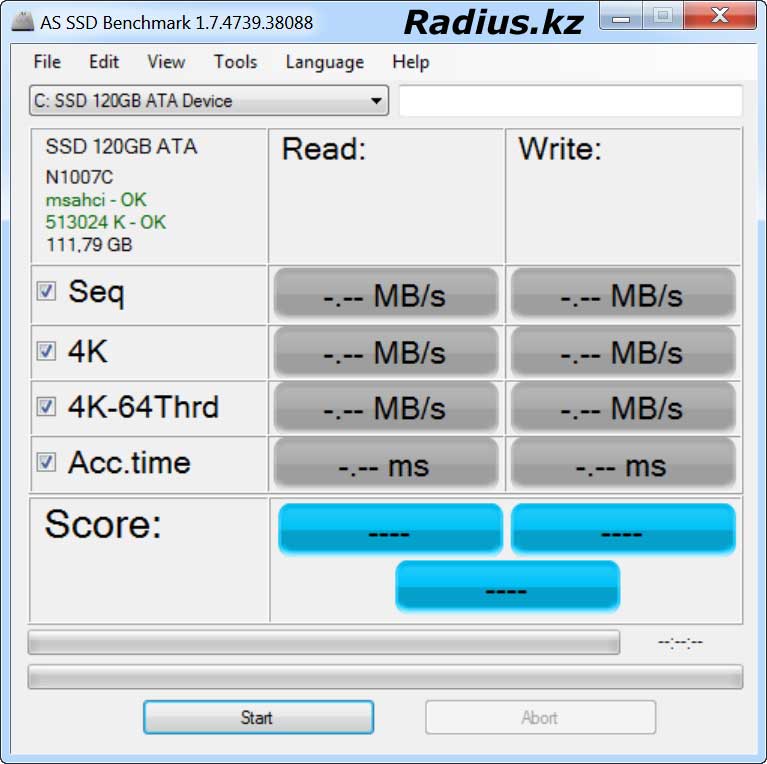 AS SSD Benchmark программа для тестирования твердотельных накопителей