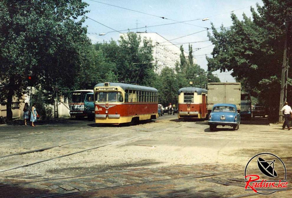 Трамваи Алма-Аты, 1980 год