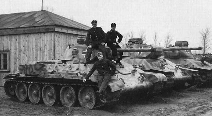 Трофейные Т-34 в Вермахте