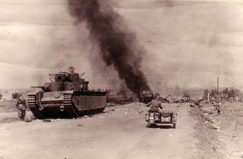 Лето 1941 года, танк Т-35